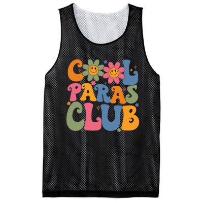 Cool Paras Club Paraprofessional Paraeducator Back To School Mesh Reversible Basketball Jersey Tank