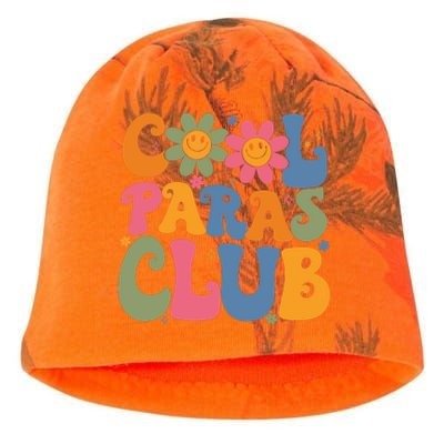 Cool Paras Club Paraprofessional Paraeducator Back To School Kati - Camo Knit Beanie