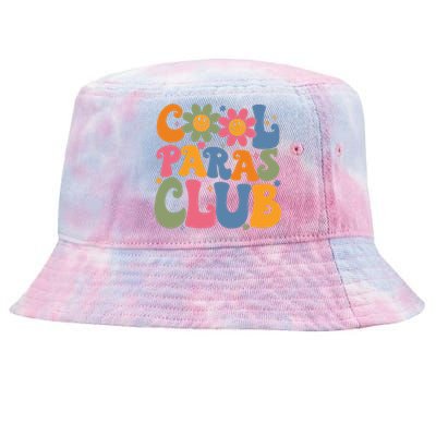 Cool Paras Club Paraprofessional Paraeducator Back To School Tie-Dyed Bucket Hat