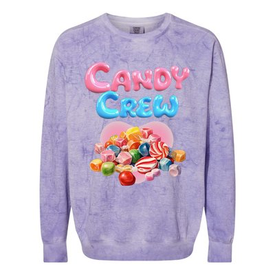 Candy Party Crew Lover Halloween Party Cute Trick Or Treat. Colorblast Crewneck Sweatshirt