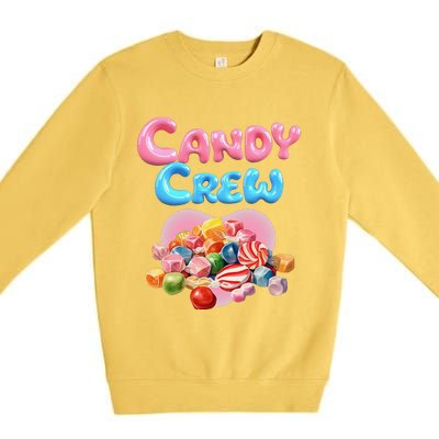 Candy Party Crew Lover Halloween Party Cute Trick Or Treat. Premium Crewneck Sweatshirt