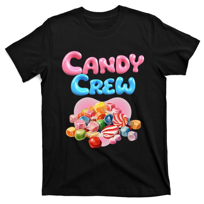 Candy Party Crew Lover Halloween Party Cute Trick Or Treat. T-Shirt