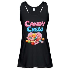 Candy Party Crew Lover Halloween Party Cute Trick Or Treat. Ladies Essential Flowy Tank