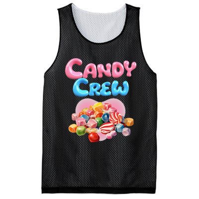 Candy Party Crew Lover Halloween Party Cute Trick Or Treat. Mesh Reversible Basketball Jersey Tank