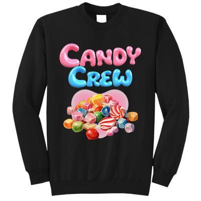 Candy Party Crew Lover Halloween Party Cute Trick Or Treat. Tall Sweatshirt