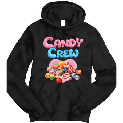 Candy Party Crew Lover Halloween Party Cute Trick Or Treat. Tie Dye Hoodie