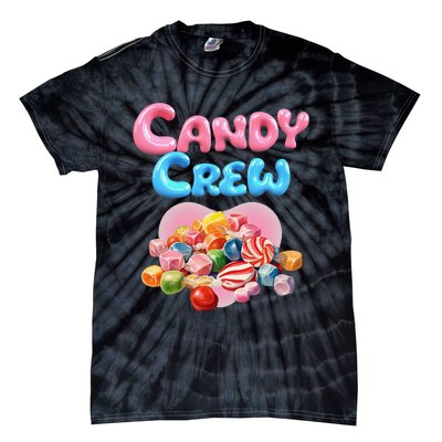 Candy Party Crew Lover Halloween Party Cute Trick Or Treat. Tie-Dye T-Shirt