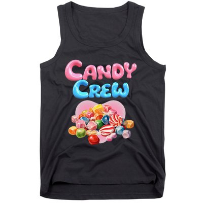 Candy Party Crew Lover Halloween Party Cute Trick Or Treat. Tank Top