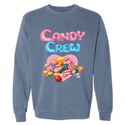 Candy Party Crew Lover Halloween Party Cute Trick Or Treat. Garment-Dyed Sweatshirt