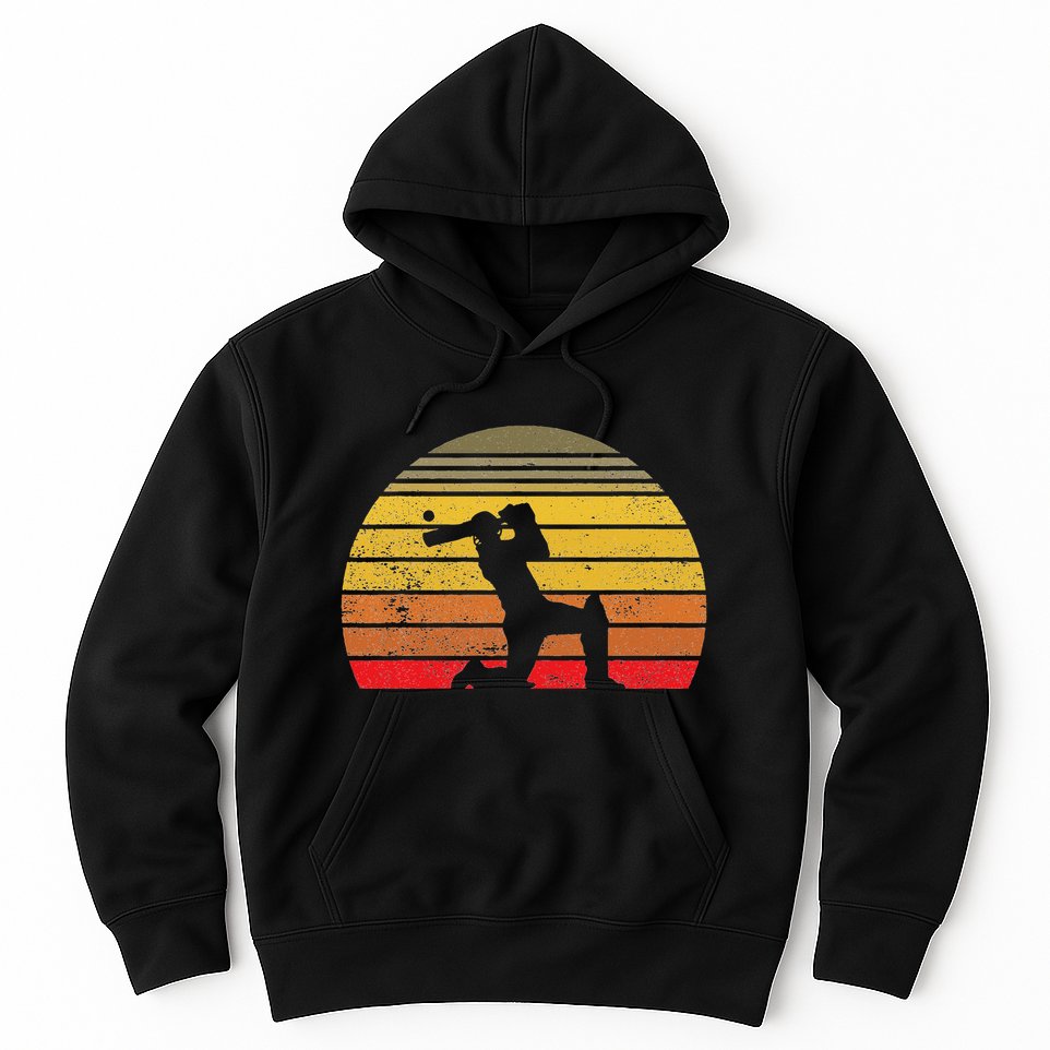 Cricket Player Cricket Sport Vintage Cricket Hoodie