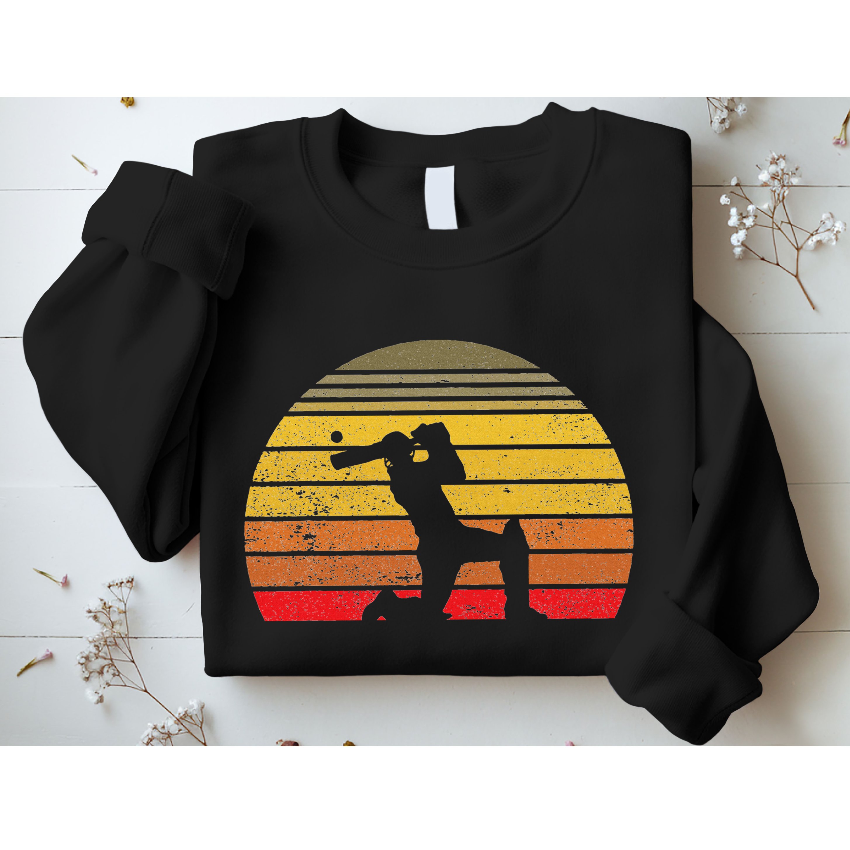 Cricket Player Cricket Sport Vintage Cricket Sweatshirt