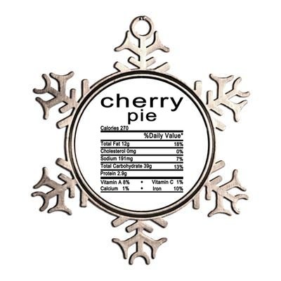 Cherry Pie Metallic Star Ornament