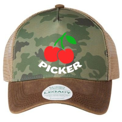 Cherry Picker Cherries Fruit Picking Legacy Tie Dye Trucker Hat