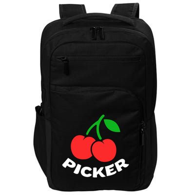 Cherry Picker Cherries Fruit Picking Impact Tech Backpack