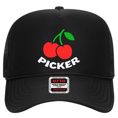 Cherry Picker Cherries Fruit Picking Trucker Hat