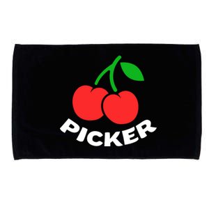 Cherry Picker Cherries Fruit Picking Microfiber Hand Towel