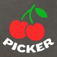 Cherry Picker Cherries Fruit Picking Cotton Canvas Backpack