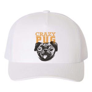 Crazy Pug Yupoong Adult 5-Panel Trucker Hat