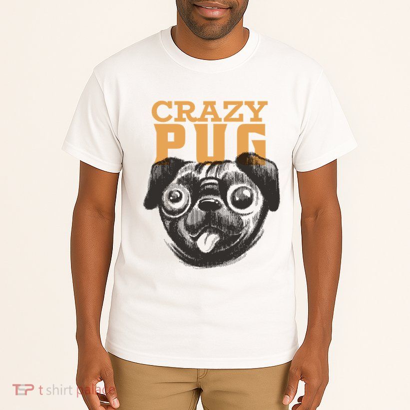 Crazy Pug Tall T-Shirt