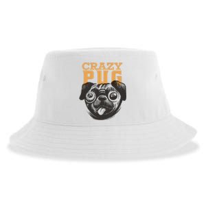 Crazy Pug Sustainable Bucket Hat