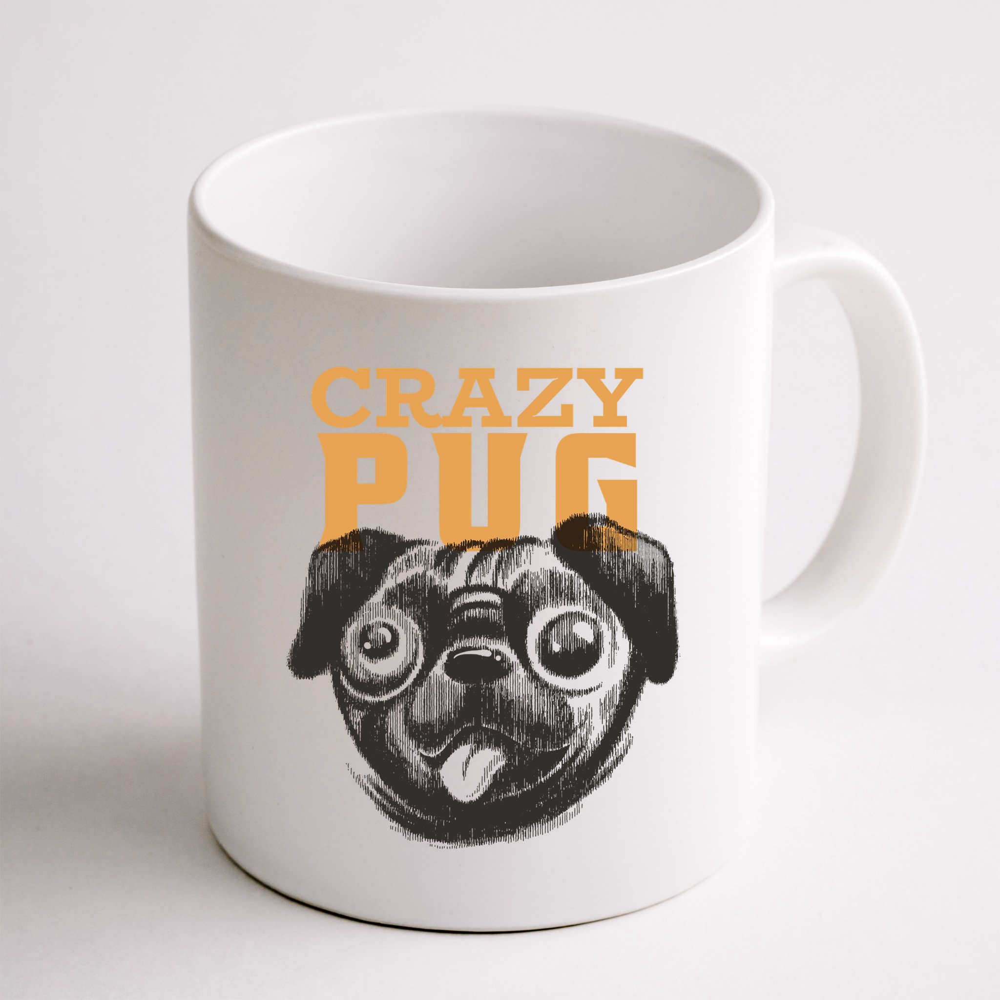 Crazy Pug Mug
