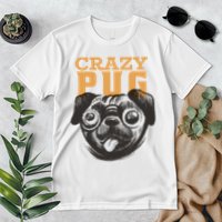 Crazy Pug Premium T-Shirt