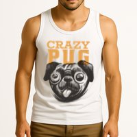 Crazy Pug Tank Top