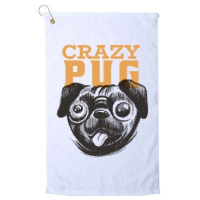 Crazy Pug Golf Towel