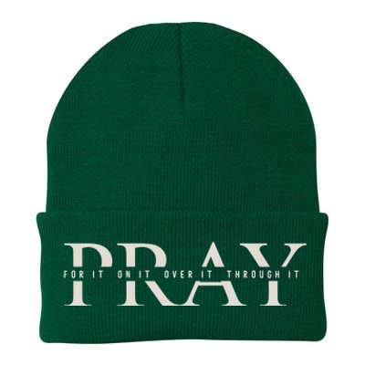 Christian Pray Knit Cap Winter Beanie