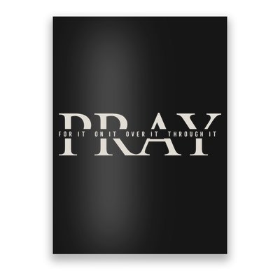 Christian Pray Poster
