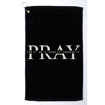 Christian Pray Golf Towel