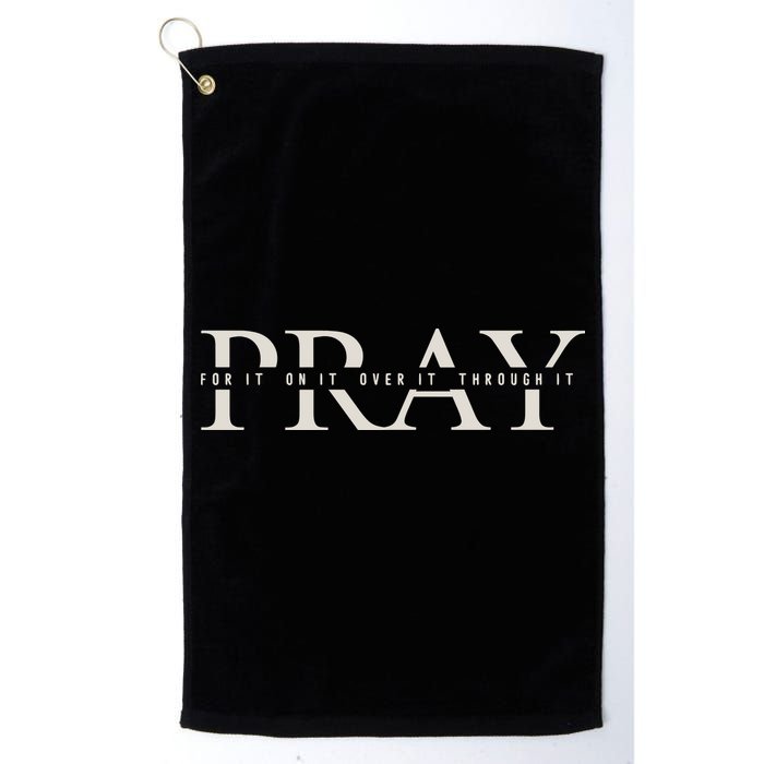 Christian Pray Golf Towel
