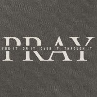 Christian Pray Cotton Canvas Backpack