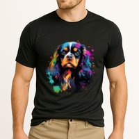 Cute Painted Cavalier King Charles Spaniel Cooling Performance Crew T-Shirt