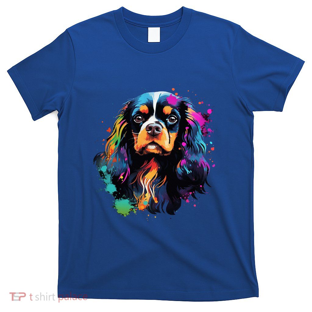 Cute Painted Cavalier King Charles Spaniel T-Shirt