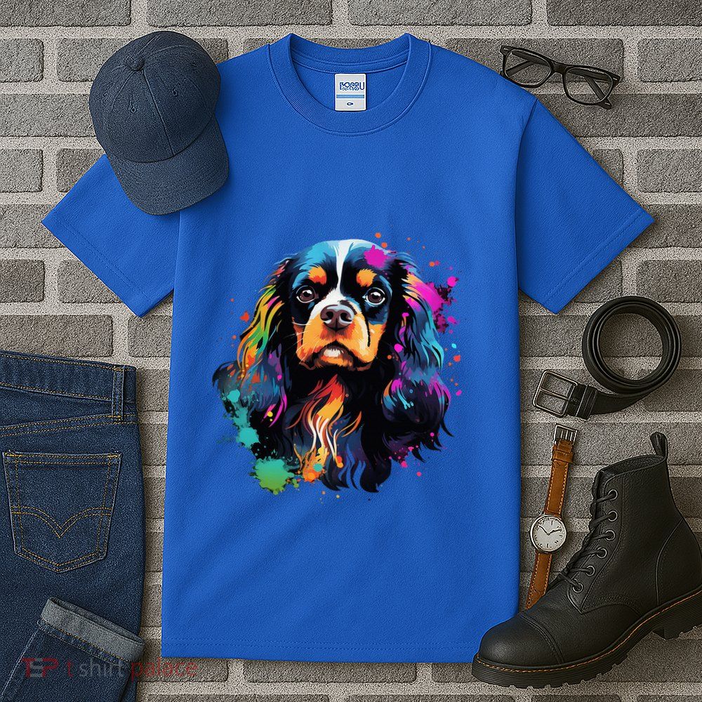 Cute Painted Cavalier King Charles Spaniel Tall T-Shirt