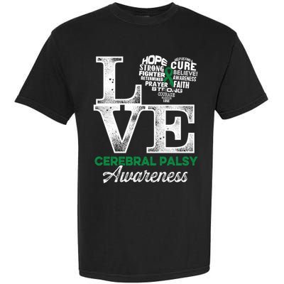 Cerebral Palsy Cp Awareness Love Warrior Survivor Meaningful Gift Garment-Dyed Heavyweight T-Shirt