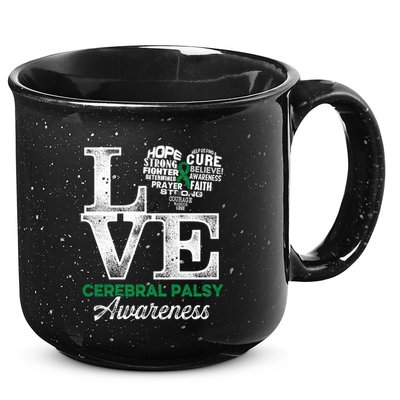 Cerebral Palsy Cp Awareness Love Warrior Survivor Meaningful Gift 15oz Campfire Ceramic Mug