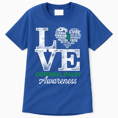 Cerebral Palsy Cp Awareness Love Warrior Survivor Meaningful Gift Tall T-Shirt