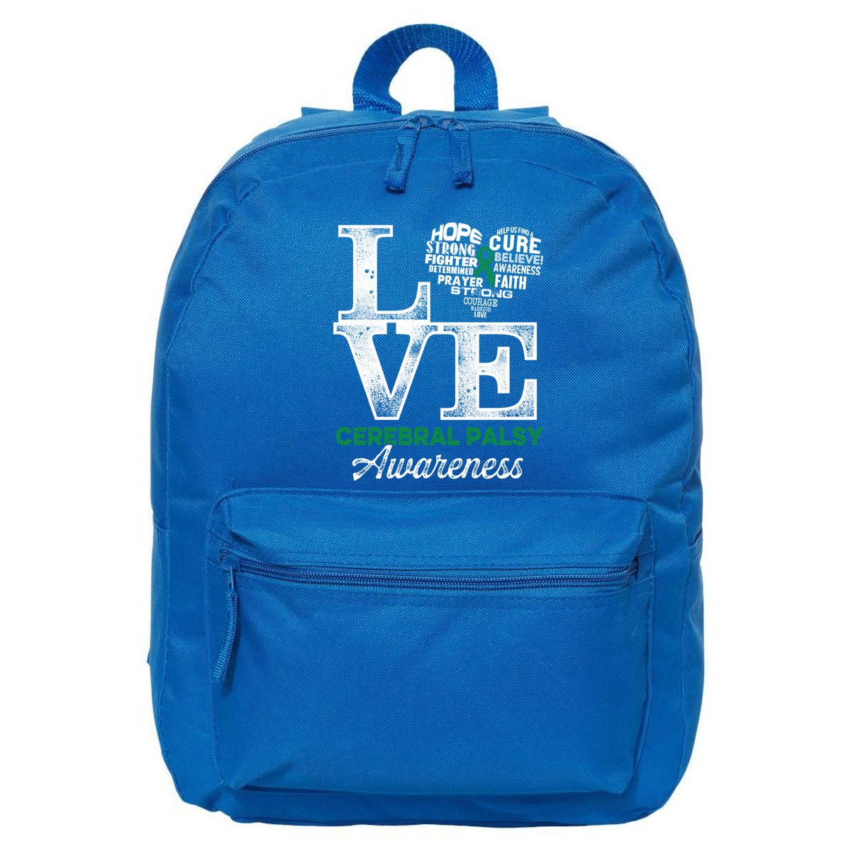 Cerebral Palsy Cp Awareness Love Warrior Survivor Meaningful Gift 16 in Basic Backpack