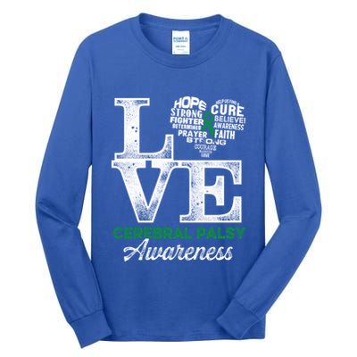 Cerebral Palsy Cp Awareness Love Warrior Survivor Meaningful Gift Tall Long Sleeve T-Shirt