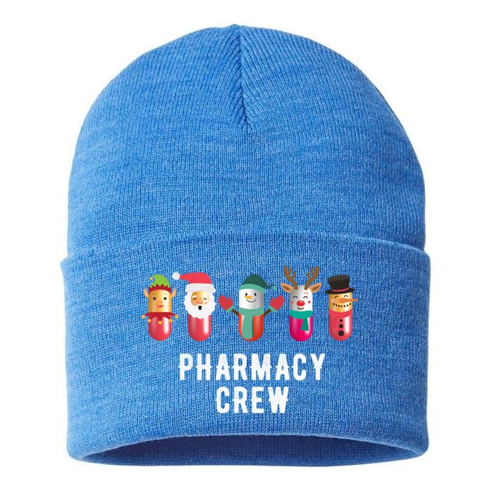 Christmas Pharmacy Crew Pharmacist Christmas Gift Sustainable Knit Beanie