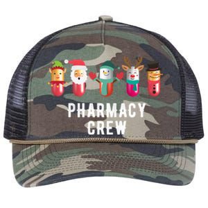 Christmas Pharmacy Crew Pharmacist Christmas Gift Retro Rope Trucker Hat Cap