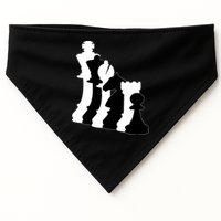 Chess Pieces, Chess Lover, Titled Chess Player, Chess Master USA-Made Doggie Bandana