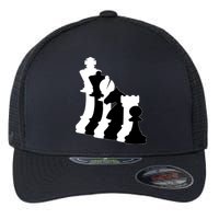Chess Pieces, Chess Lover, Titled Chess Player, Chess Master Flexfit Unipanel Trucker Cap