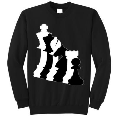 Chess Pieces, Chess Lover, Titled Chess Player, Chess Master Sweatshirt