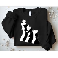 Chess Pieces, Chess Lover, Titled Chess Player, Chess Master Sweatshirt