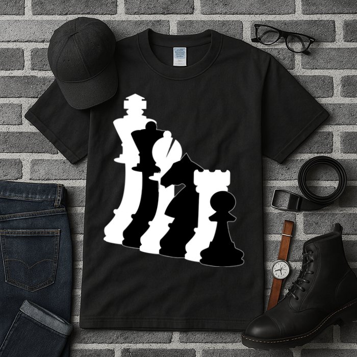 Chess Pieces, Chess Lover, Titled Chess Player, Chess Master Tall T-Shirt