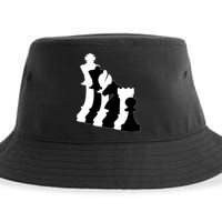 Chess Pieces, Chess Lover, Titled Chess Player, Chess Master Sustainable Bucket Hat