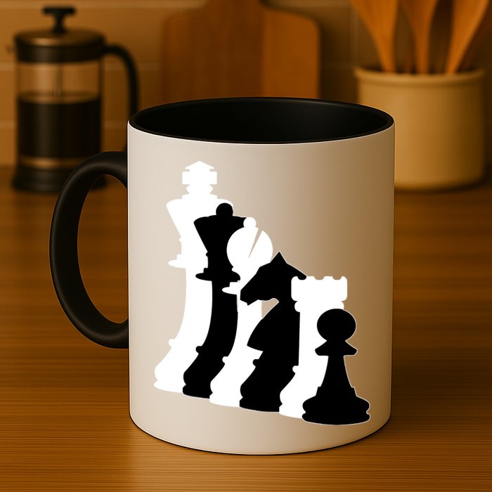 Chess Pieces, Chess Lover, Titled Chess Player, Chess Master Mug